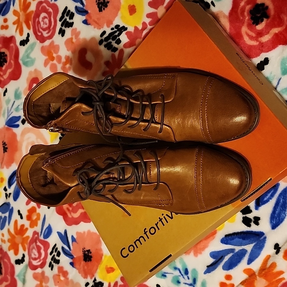 Comfortiva Lace Up Ankle Boots - Picture 2 of 4